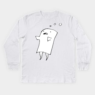 Duh Ghost Kids Long Sleeve T-Shirt